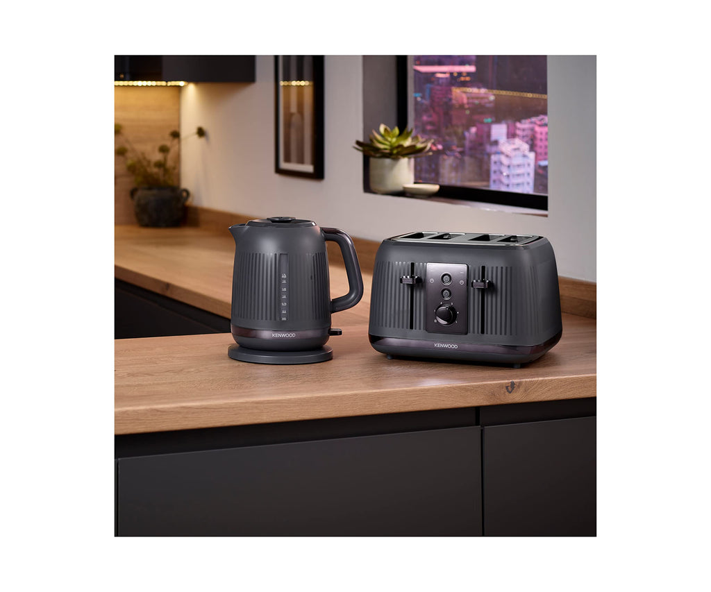 Kenwood Dusk 4-Slot Toaster – 1800W Rapid Toasting, Slate Grey