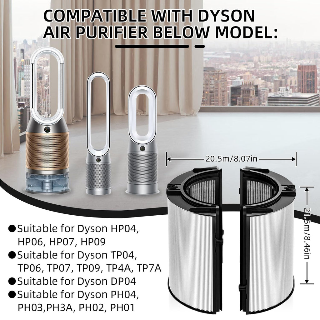HEPA & Carbon Filter for Dyson HP04 TP04 DP04 PH04 HP07