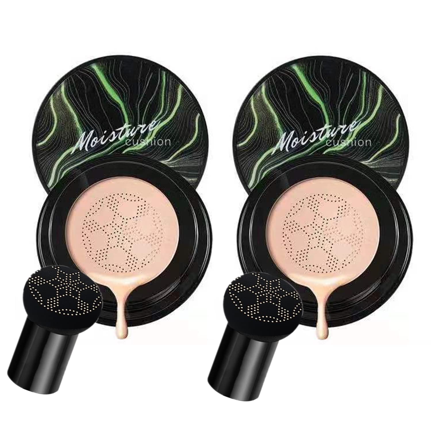 Mushroom Head CC Cream - 2PCS Full Coverage Foundation Set