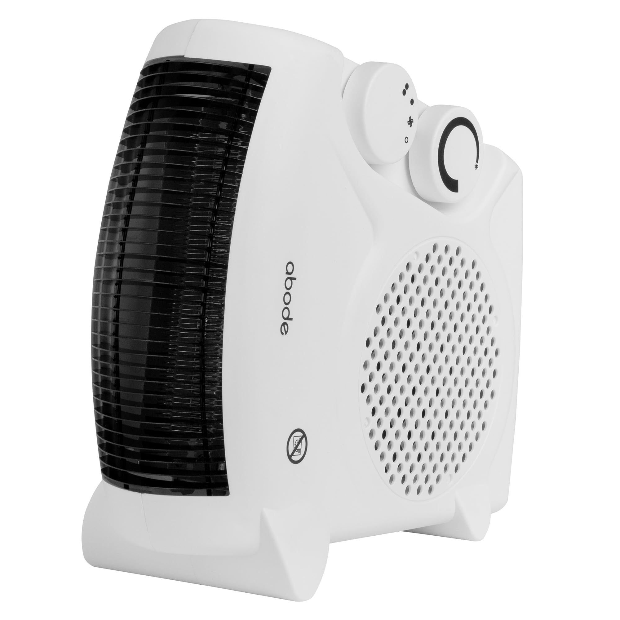 Abode AFH1001 Portable Fan Heater – 2kW Electric Heater in Black