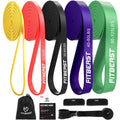 FitBeast Pull Up Assist Bands Set | 5 Resistance Levels for CrossFit
