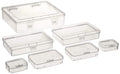 Goodma 7 Pieces Mixed Sizes Rectangular Clear Plastic Storage Box - image 1