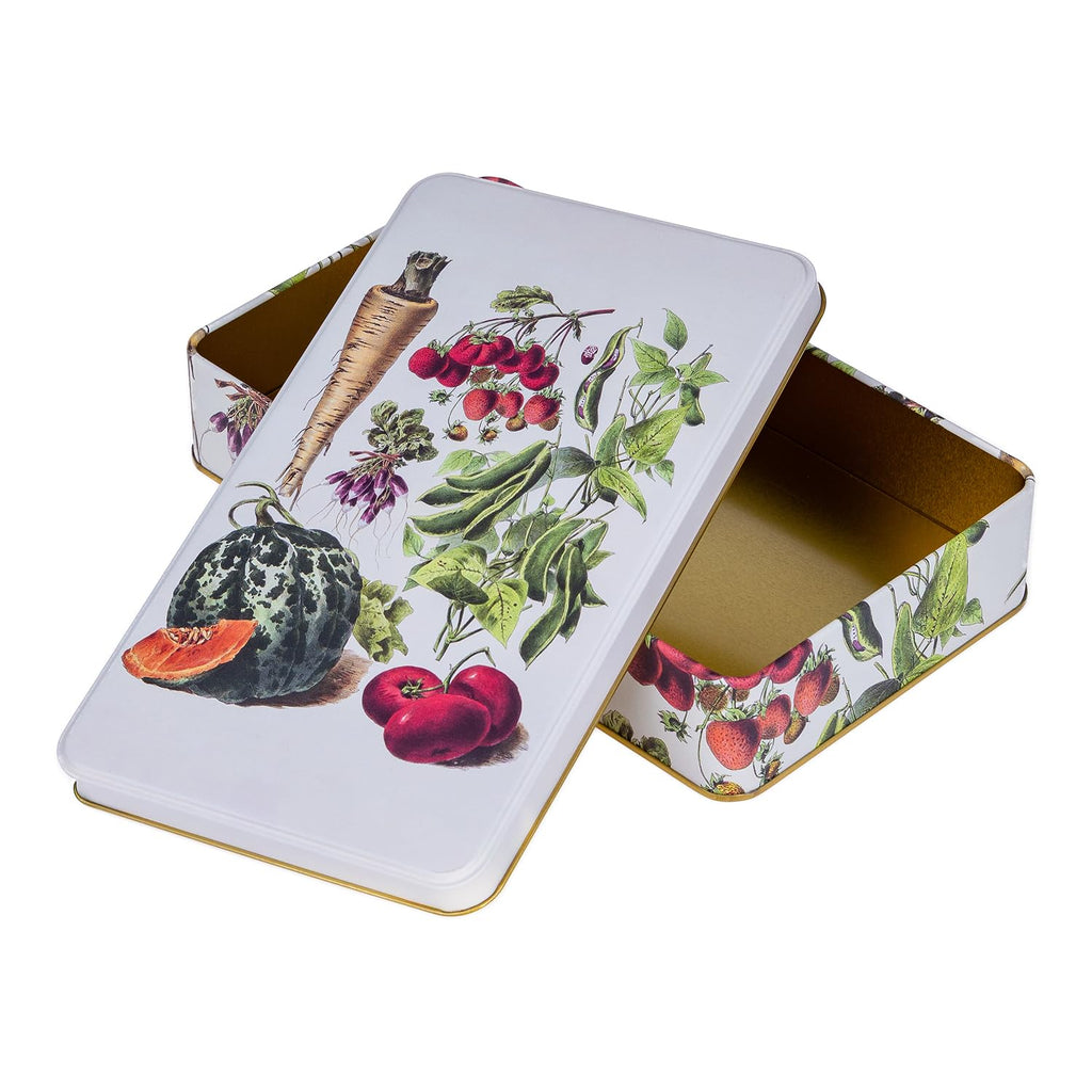 NOTIQUE Tin Metal Tin with Lid, Nostalgic Art Tin Box, Biscuit Tin, Storage Jar for Small Items - Collection Herbarium Harvest - image 2