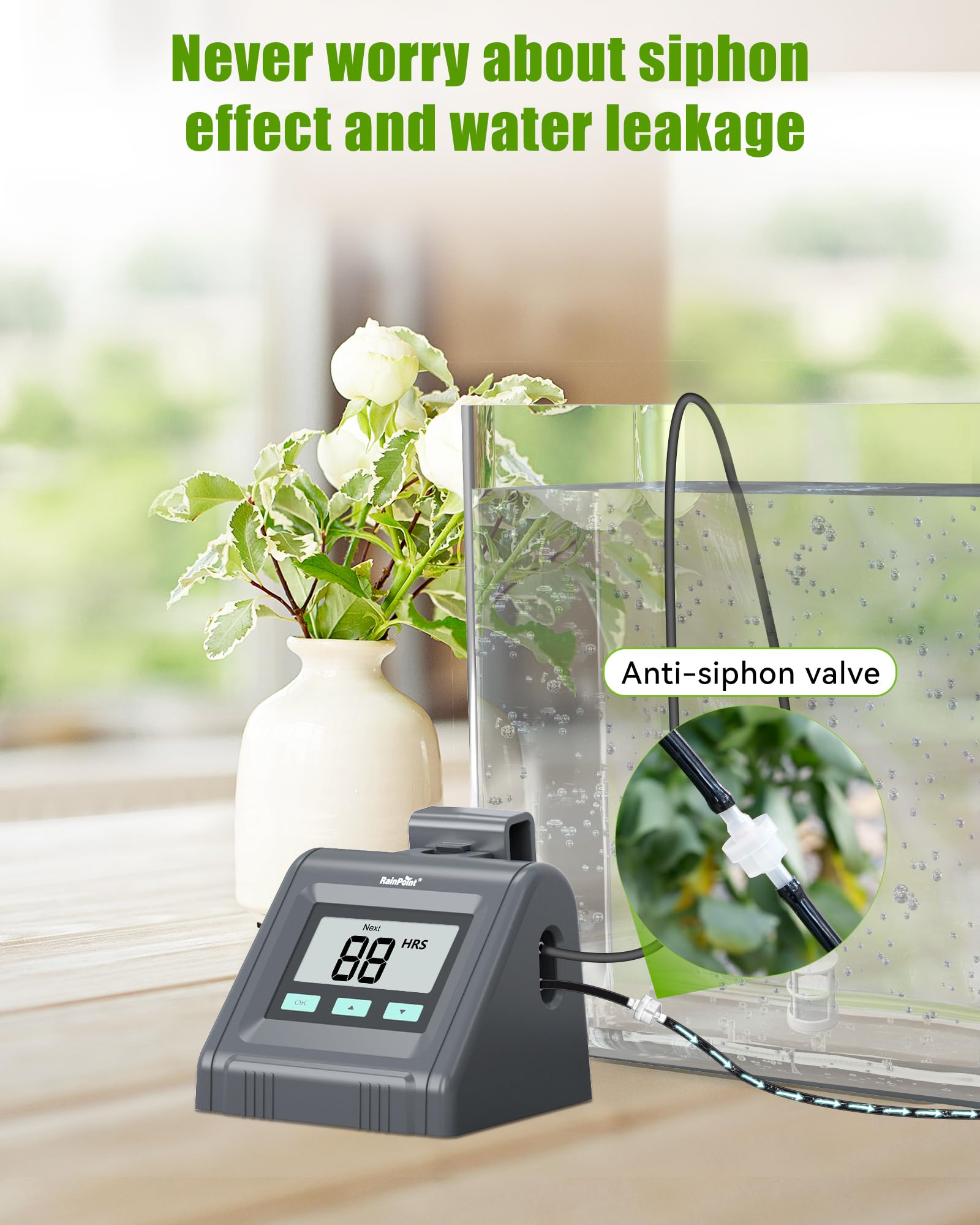 RAINPOINT Automatic Drip Irrigation Kit | Indoor Self Watering System