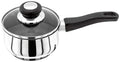 Judge Vista Non-Stick Stainless Steel Saucepan with Glass Lid, 14cm