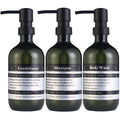 SOOKDEO Refillable Shampoo Bottles – 3 Pack 500ml Soap Dispenser Set