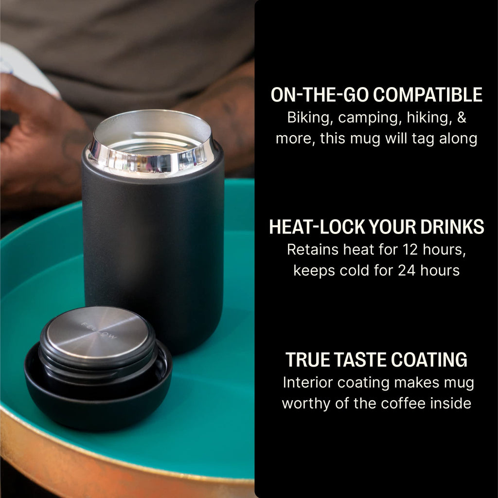 Fellow Carter Move Travel Mug – 16oz Insulated Stainless Steel Tumbler