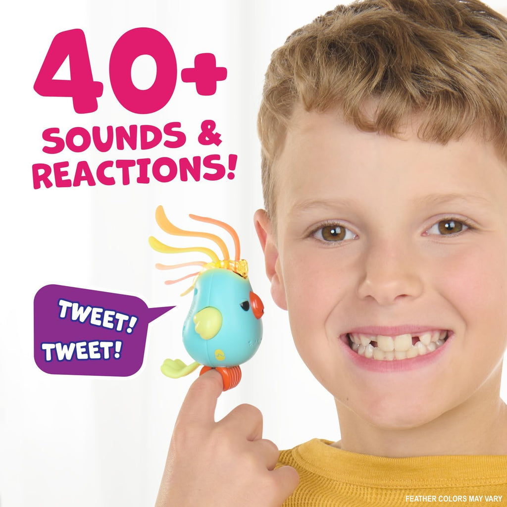 Fingerlings Sweet Tweets Lionel - Interactive Talking Robotic Bird Toy