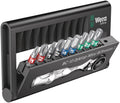 Wera Zyklop Mini BiTorsion 1 Bit Set - 10 Piece Precision Tool Kit