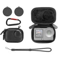 AMAZEAR DJI OSMO Action 6 Carry Case – Hard Leather Travel Storage Bag