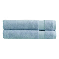Christy Refresh Blue Bath Sheets - Set of 2 Combed Cotton 550GSM Towels