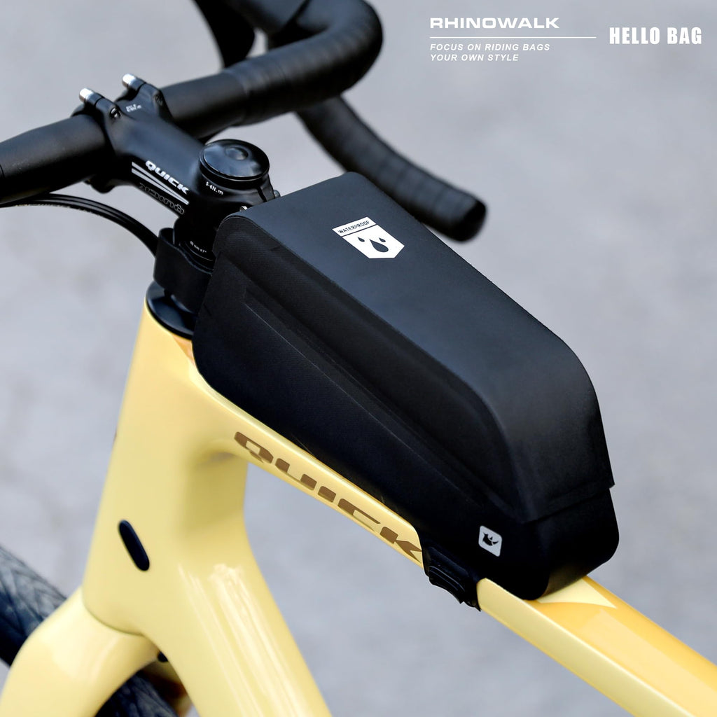 Rhinowalk Waterproof Bike Top Tube Bag – TPU Frame Bag for MTB & Road