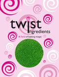 Twist Ingredients Green Glimmer Sugar – 800g Edible Cake Sprinkles