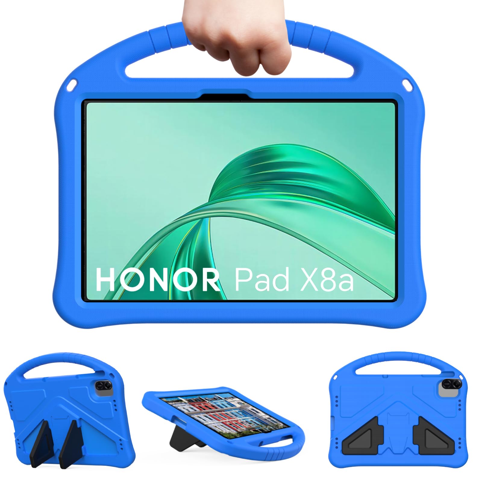 XLTTONG Honor Pad X8a 11 inch Case - Kids EVA Shockproof Cover with Stand
