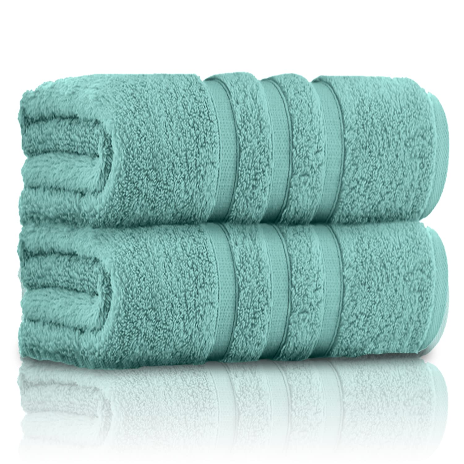 GC Gaveno Cavailia Zero Twist Cotton Bath Sheet – Duck Egg 550 GSM
