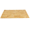Mind Reader Bamboo Bath Mat – Luxury Roll-Up Anti-Slip Shower Mat, Brown