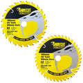 SabreCut 165mm Circular Saw Blade Twin Pack | 24T & 40T Thin Kerf