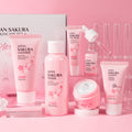 LAIKOU Japan Sakura Skincare Gift Set | 6-Piece Moisturizing & Anti-Aging Kit