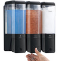 Jolof Store Wall Mounted Shower Soap Dispenser | 3-Chamber No-Drill ABS