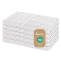 Lavea Elena Guest Towels Set of 5 – 100% Cotton Terry Cloth, White