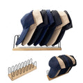 YiuMieYouMie Hat Rack, Display Stand, 7-Cap Storage Organiser for Baseball Caps, Snapbacks, Fits on Tabletop, in Closet, Dressing Room 1