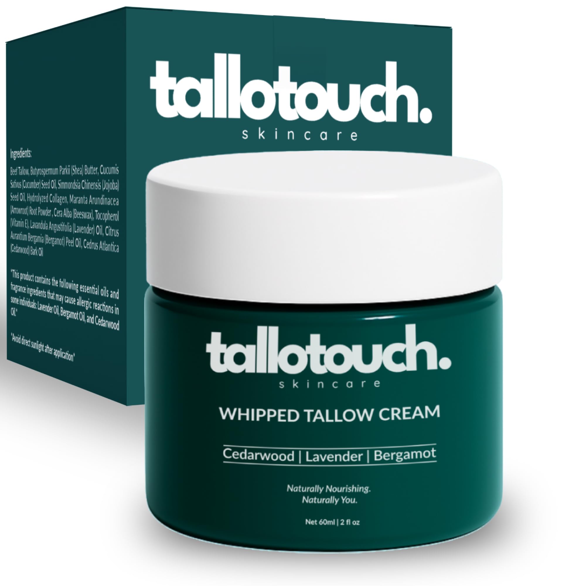 Whipped Tallow Cream – Grass-Fed Beef Tallow & Collagen