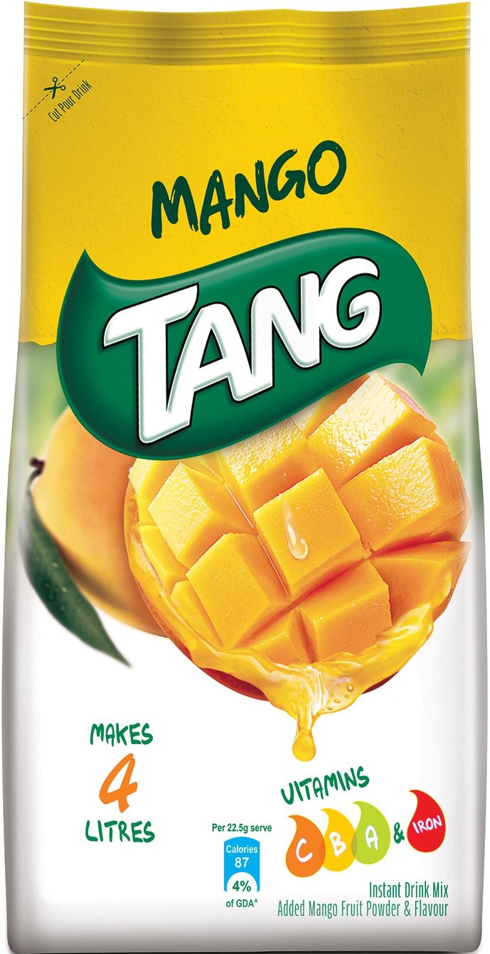 Tang Mango Instant Drink Mix – Refreshing Fruit Powder Pouch, 500g