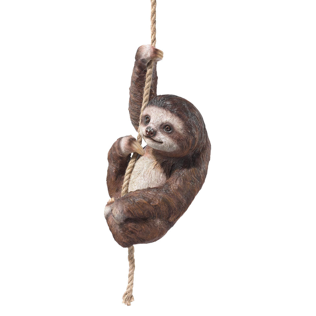 Design Toscano Hanging Sloth Statue – Hand-Painted Resin Garden Decor