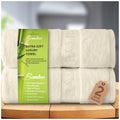 GC Gaveno Cavailia Bamboo Bath Towels 2 Pack | 500 GSM Quick Dry – Cream