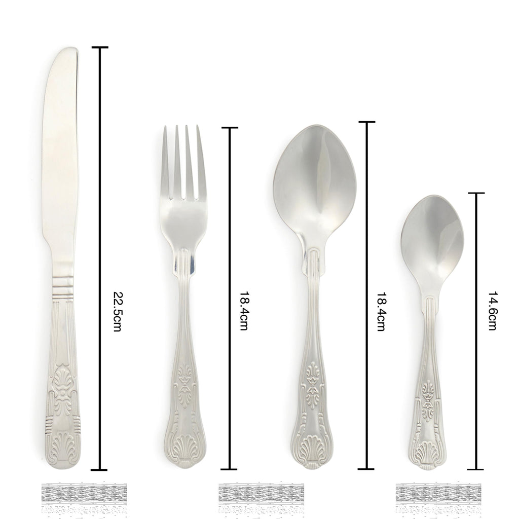 Russell Hobbs Verona 72-Piece Cutlery Set | 18/10 Stainless Steel
