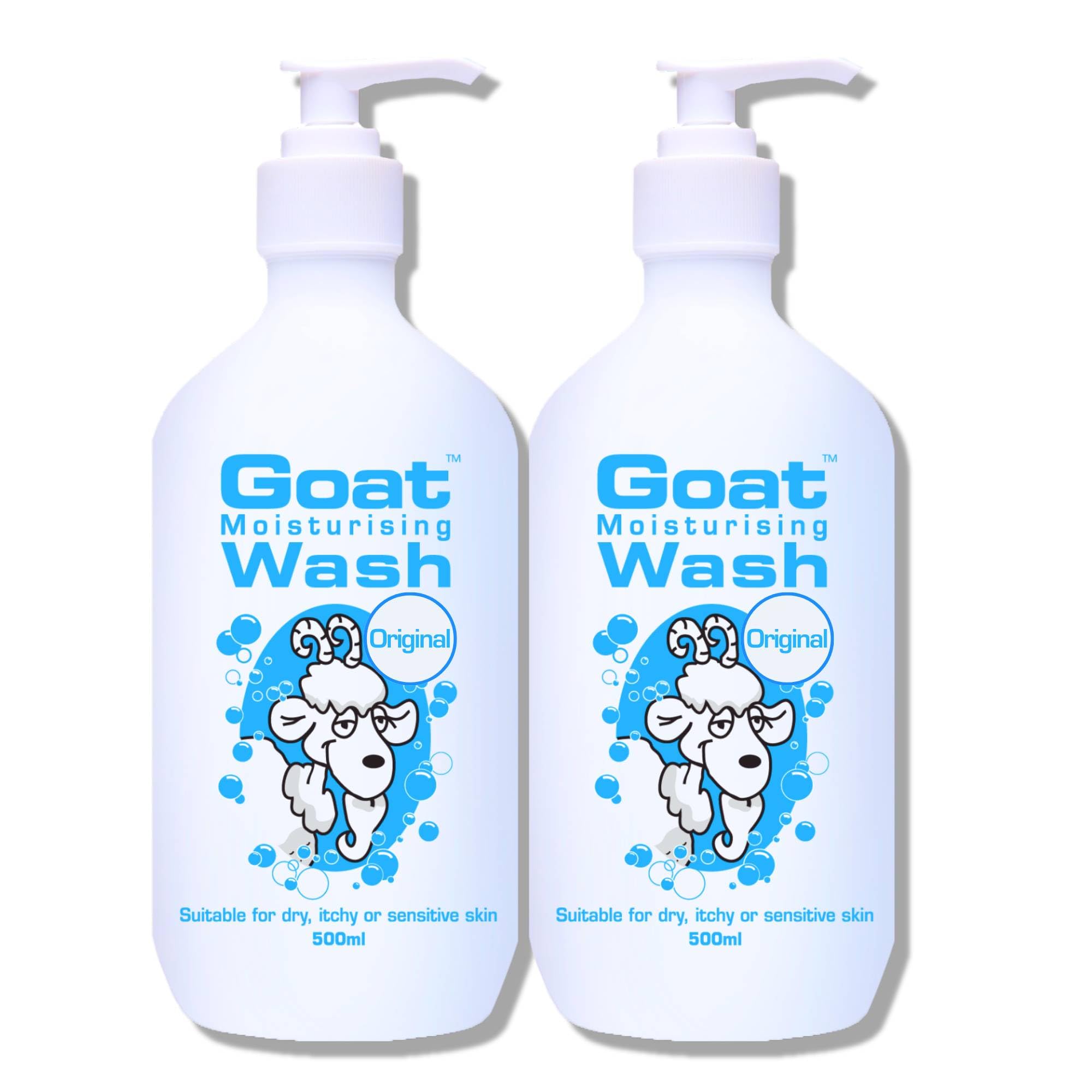 Goat Milk Moisturizing Body Wash Duo Pack - Original 16.9 oz