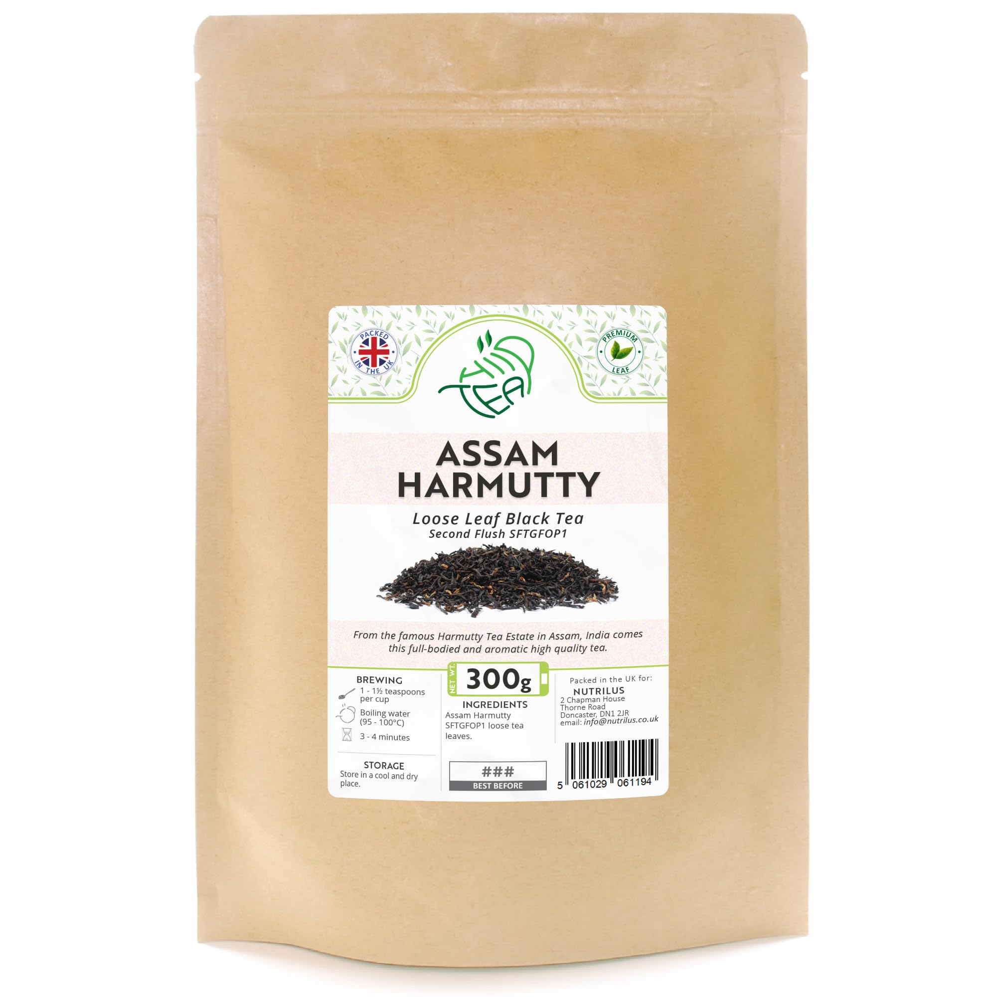 Jolof Store Assam Harmutty Second Flush SFTGFOP1 Loose Leaf Black Tea