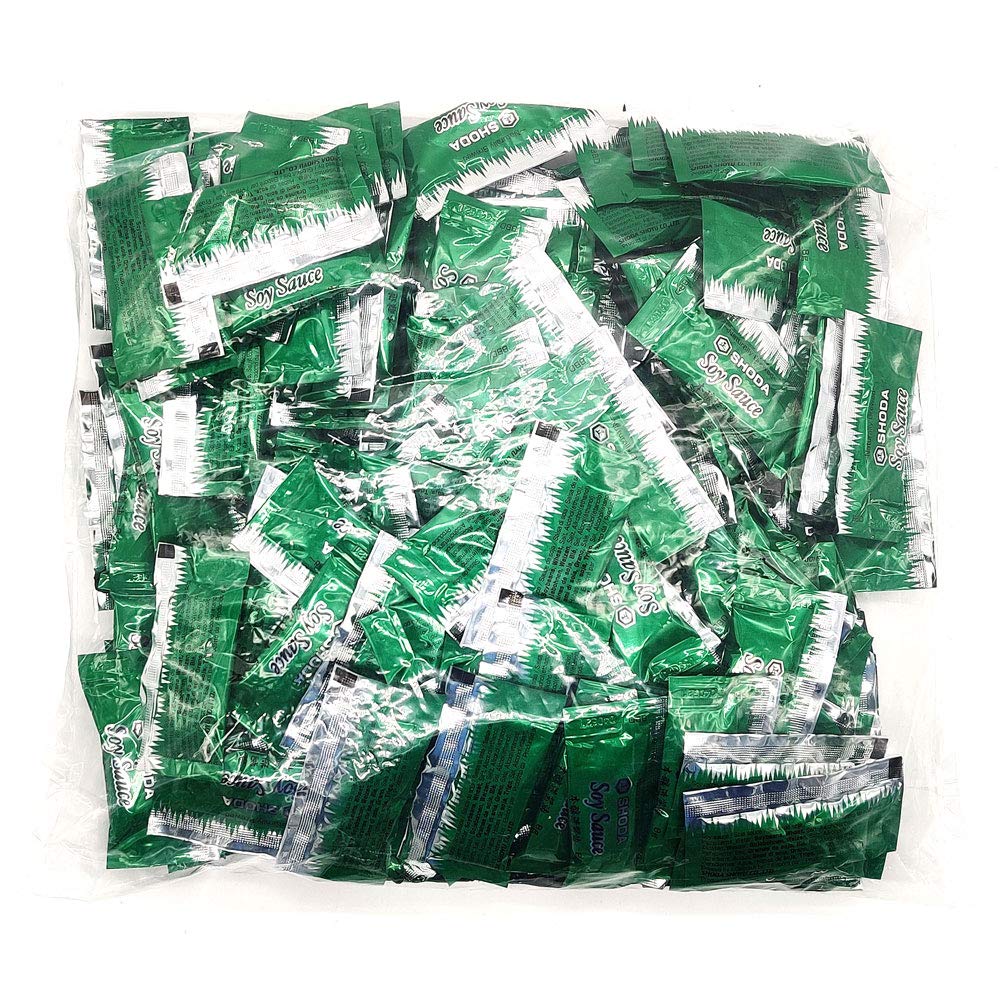 Shoda Soy Sauce Sachets – 8g Portion Packs for Sushi & Takeaway (200ct)