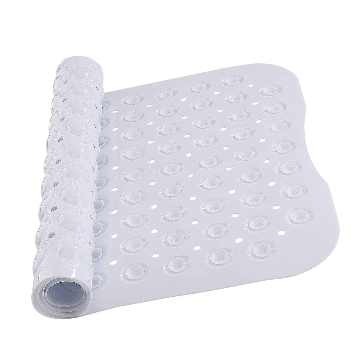 MOONLIGHT20015 Shower Bath Mat Non Slip Anti Mould & Mildew with Strong Suction Cups Grip and Drain Holes Soft Rubber Shower Mats - image 1