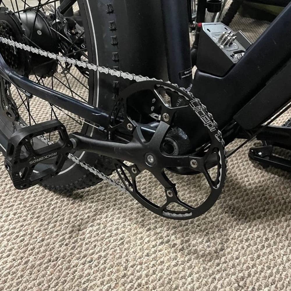 CYSKY Single Speed Crankset | 56T 170mm Aluminum Folding Bike Crankset