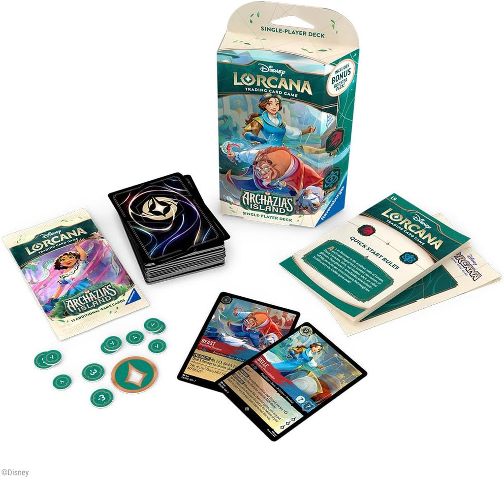 Disney Lorcana TCG: Set 7 Starter Deck - 60 Cards & Booster Pack