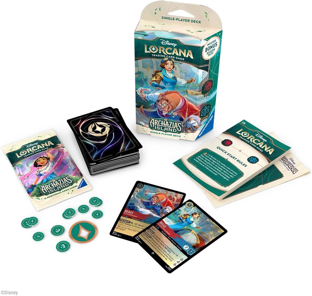 Disney Lorcana TCG: Set 7 Starter Deck - 60 Cards & Booster Pack
