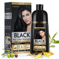Jolof Store Black Hair Dye Shampoo | 3-in-1 Gray Coverage | 500ml