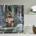 YYW Pebble 3D Print Shower Curtain | Waterproof Polyester Fabric - 180cm
