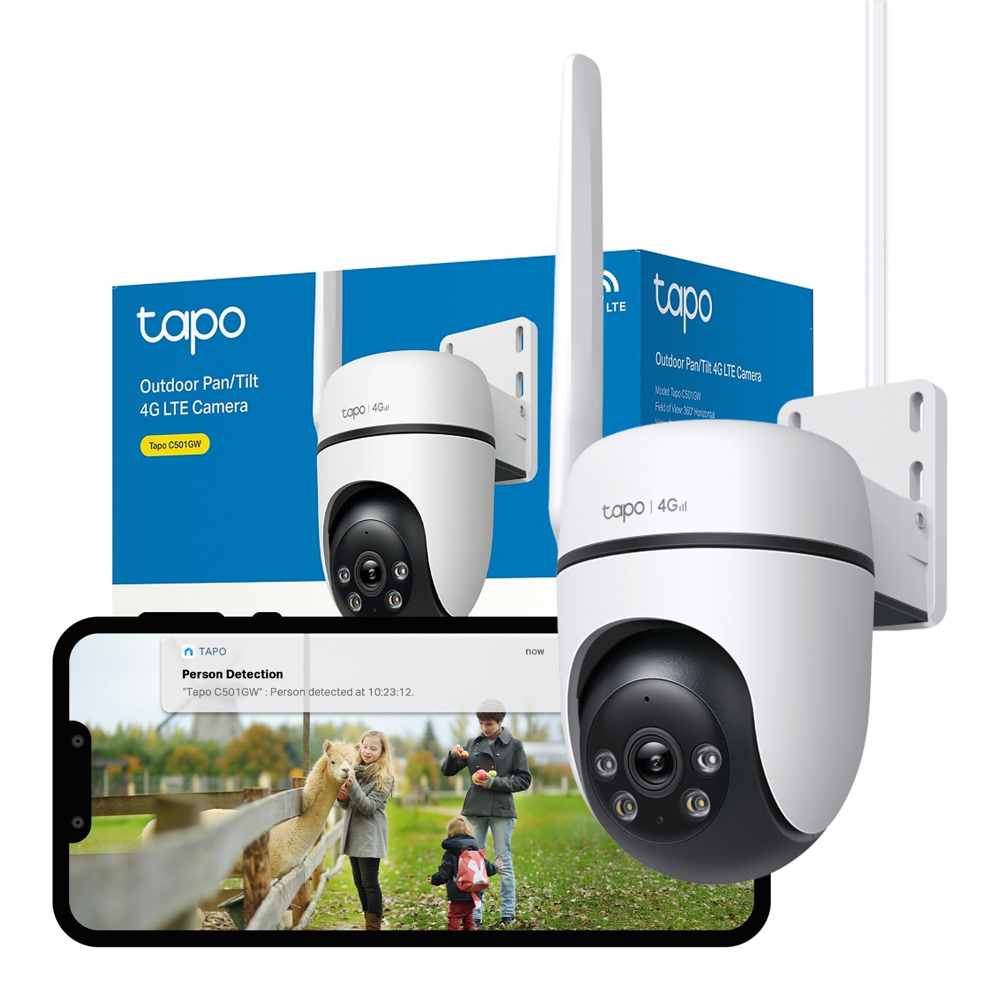 TP-Link Tapo C501GW 4G LTE Outdoor Security Camera | 1080P Pan/Tilt