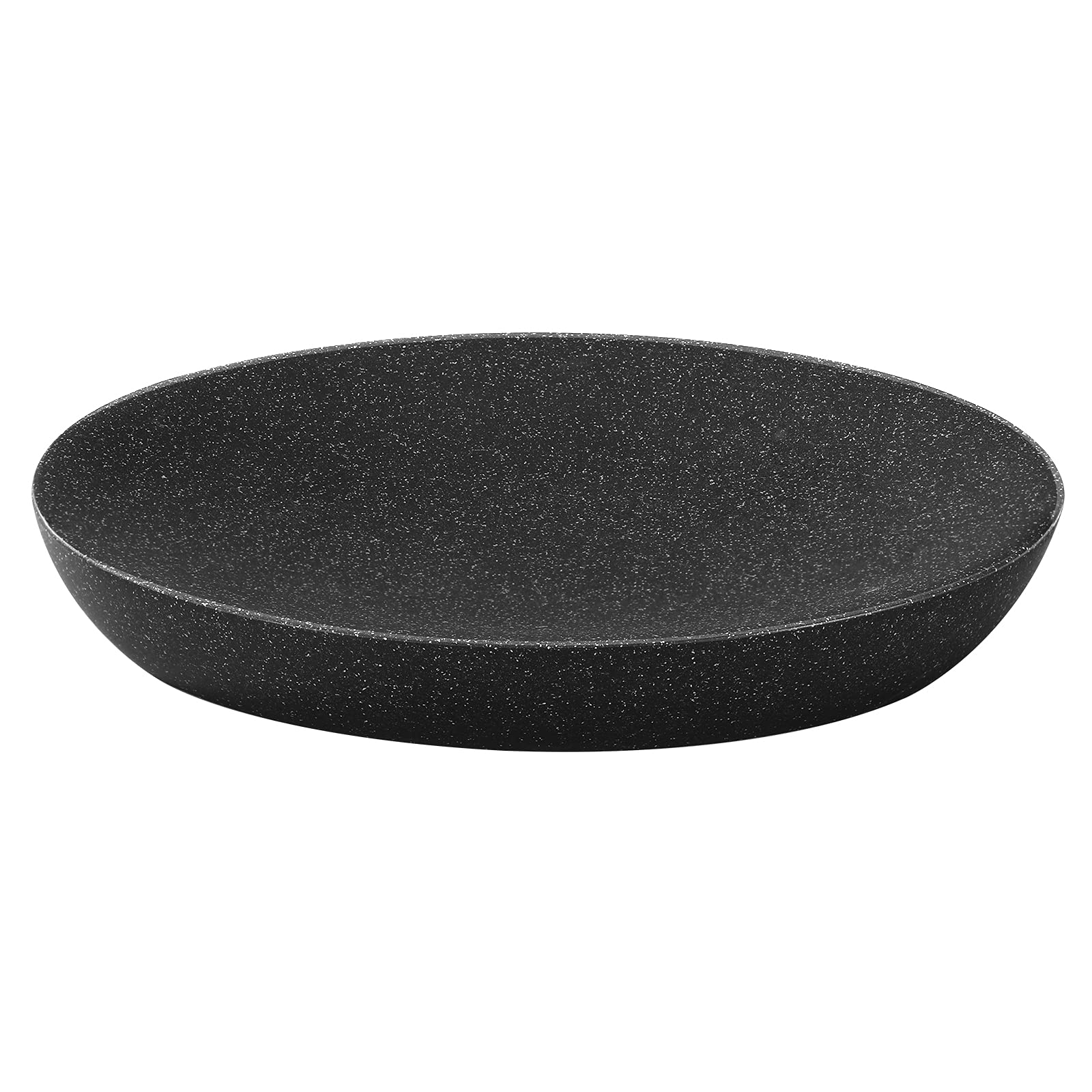 Luxspire Resin Soap Dish – Marble Pattern Oval Tray for Bathroom & Shower