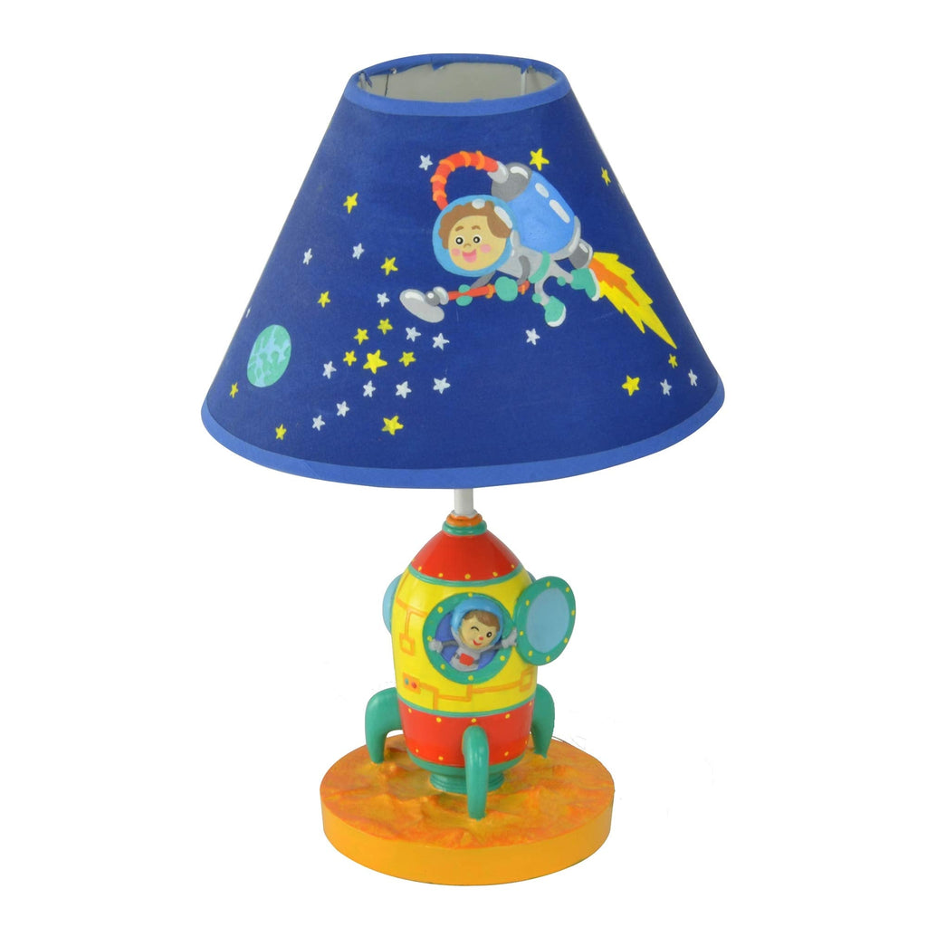 Fantasy Fields Outer Space Kids LED Table Lamp – Hand-Painted Night Light