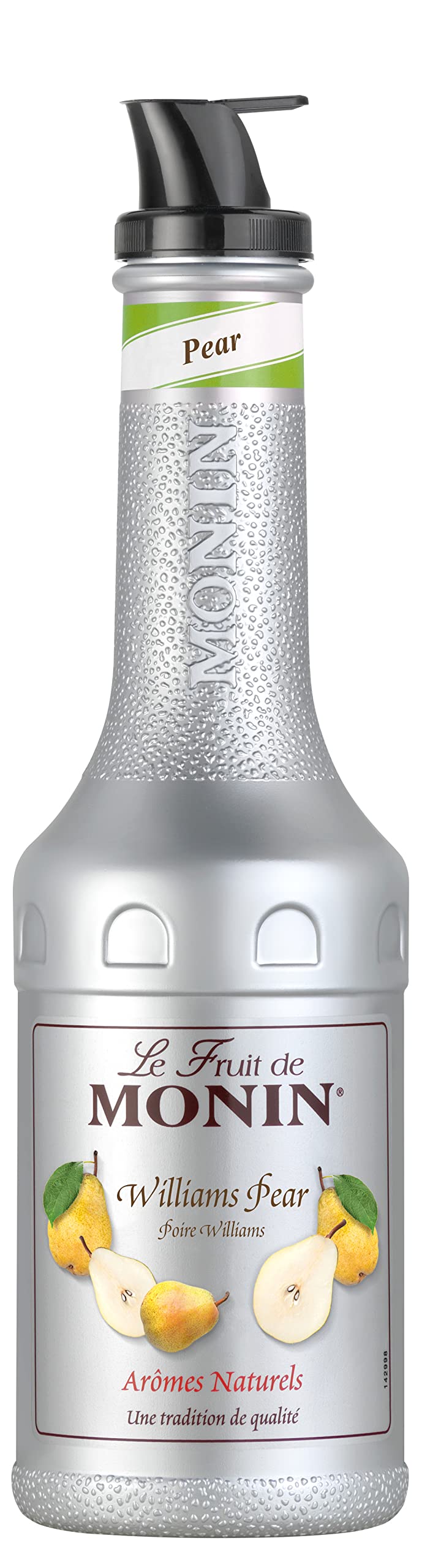 Monin Williams Pear Fruit Mix Puree 1L | Natural Cocktail Mixer