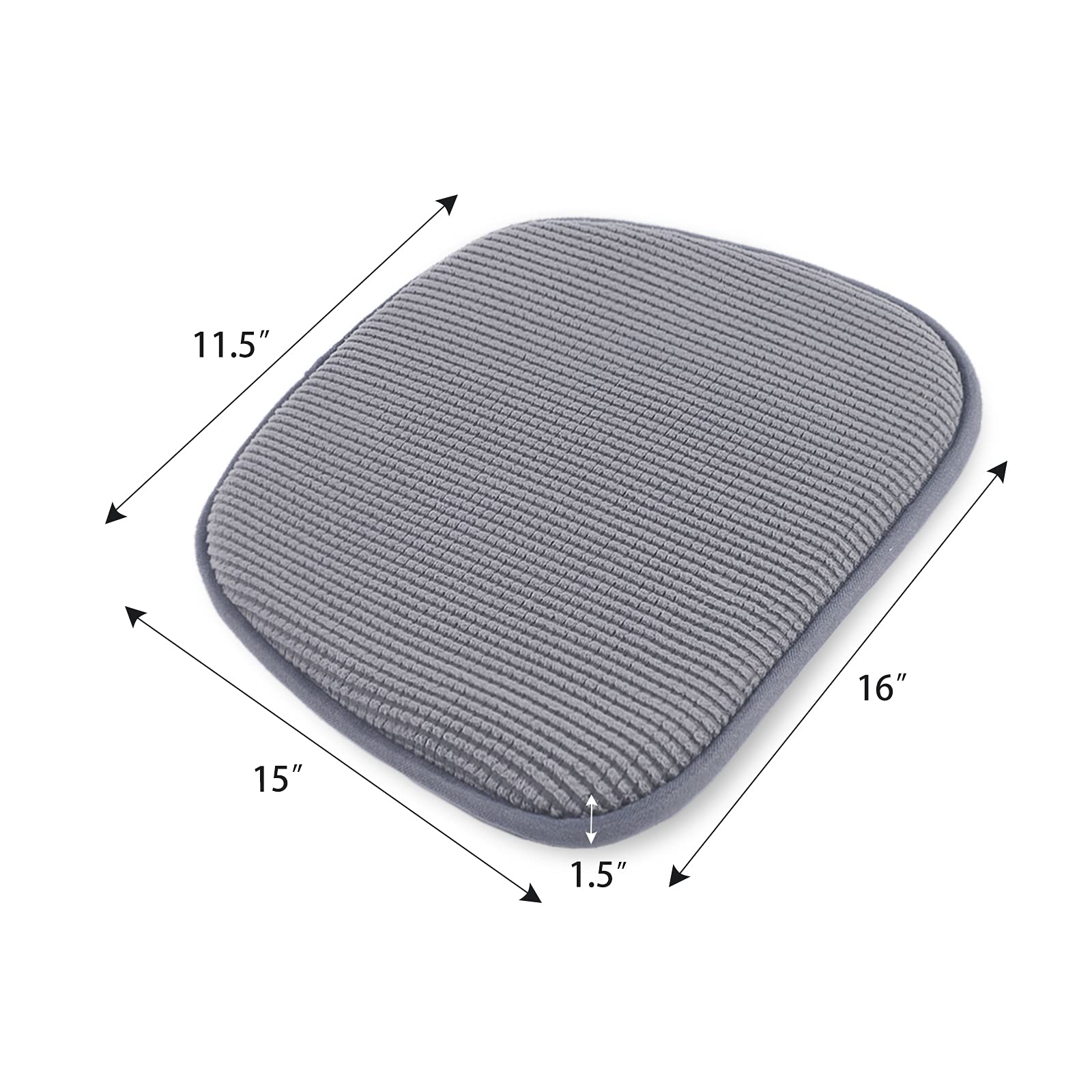 TANYOO Memory Foam Chair Cushions | Non-Slip Honeycomb Pads, 4-Pack