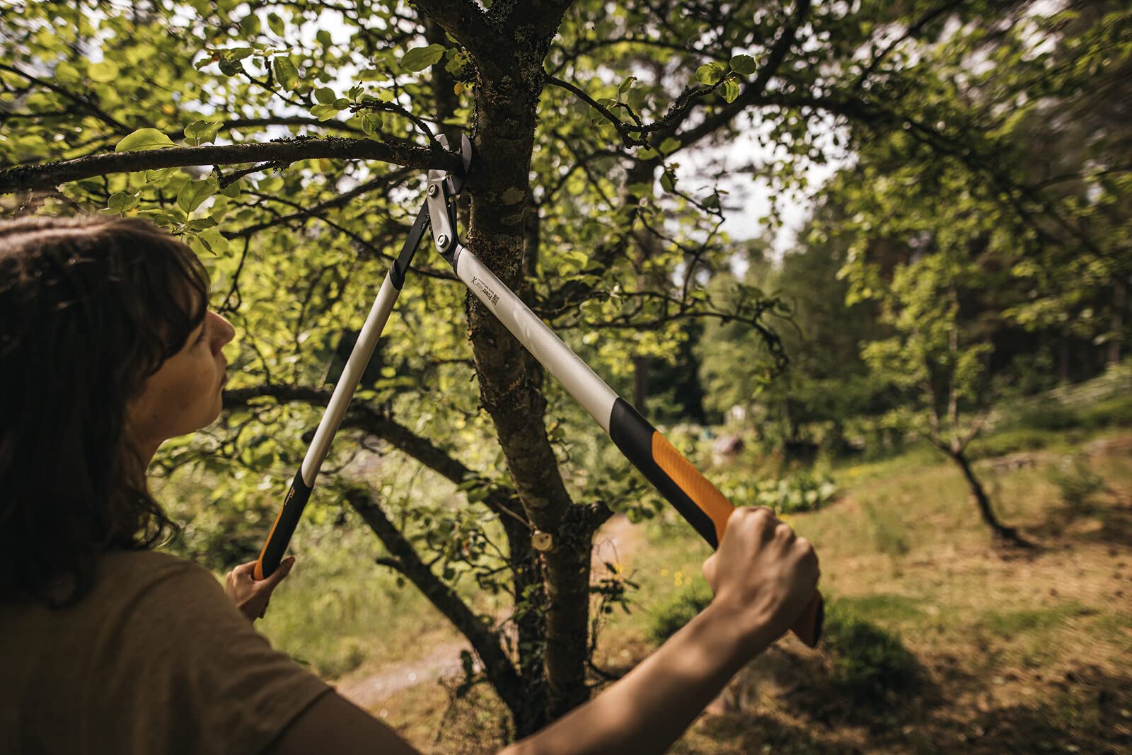 Fiskars PowerGear X LX98 Bypass Loppers – 5cm Cutting Capacity, 80cm