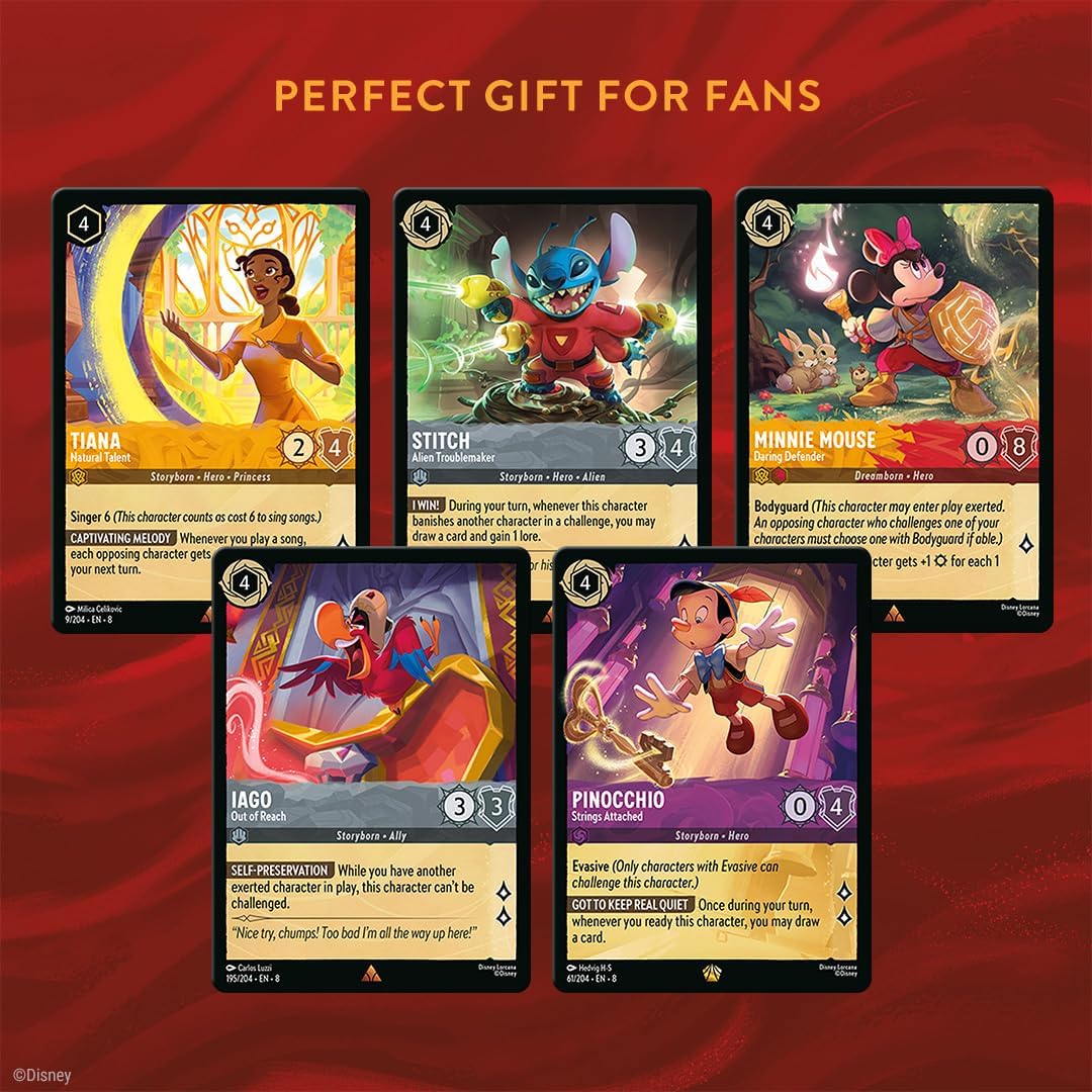 Disney Lorcana: Reign of Jafar Illumineer's Trove Set - 8 Booster Packs
