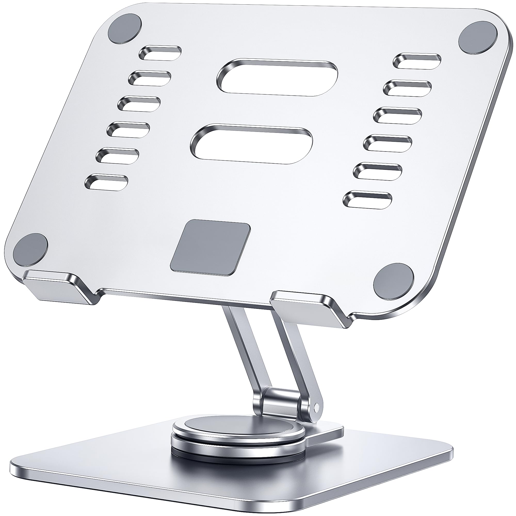 Lucrave Aluminum Tablet Stand | 360° Rotating Foldable iPad Holder