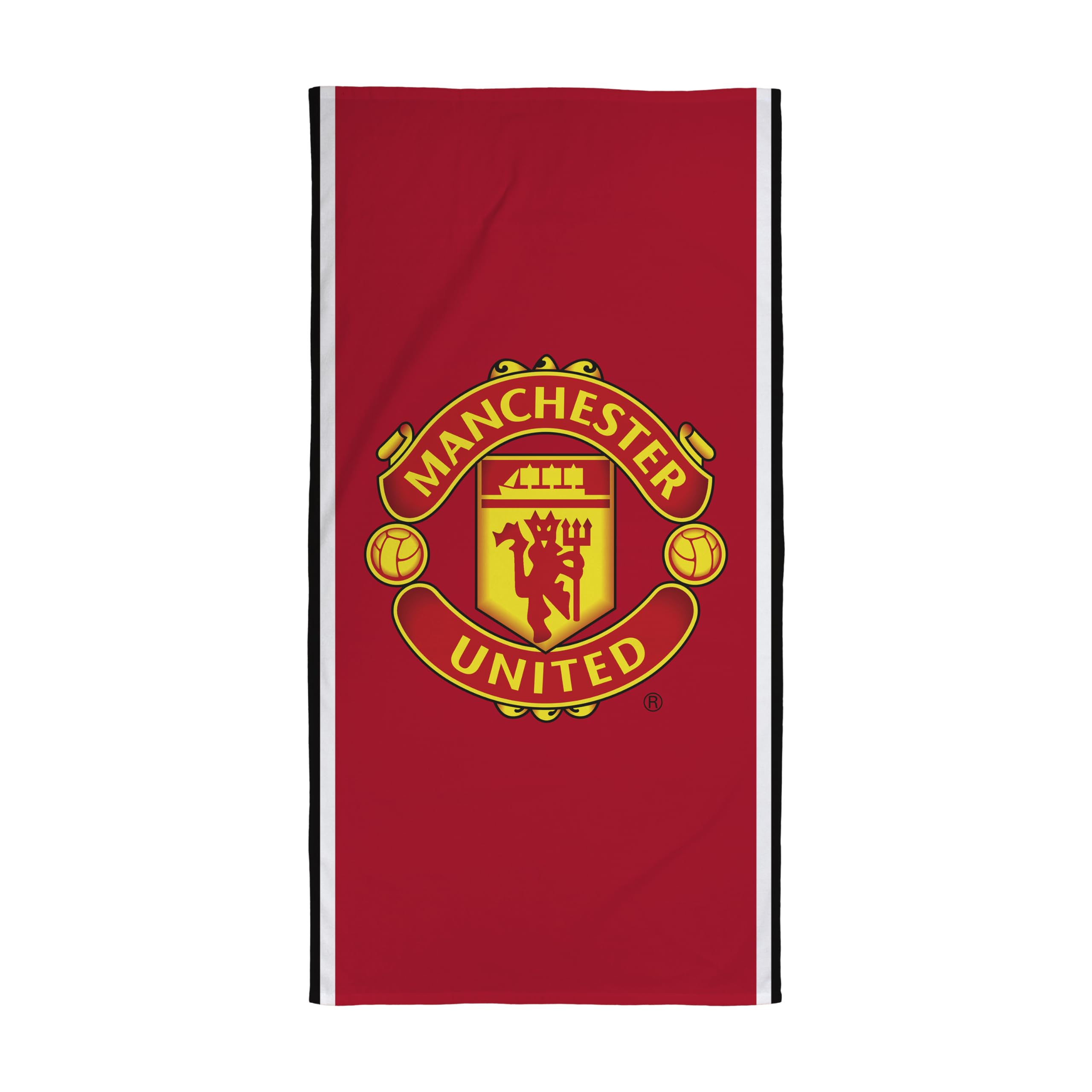Manchester United FC Official Beach Towel | 100% Cotton Red Devils Design