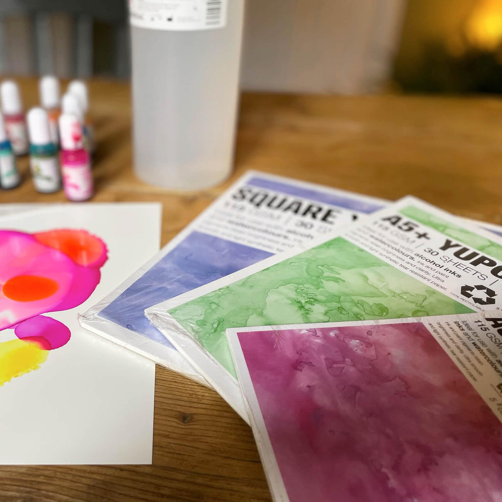 Punkcards Yupo Paper for Alcohol Ink Art | A2+ 115gsm | 30 Sheets
