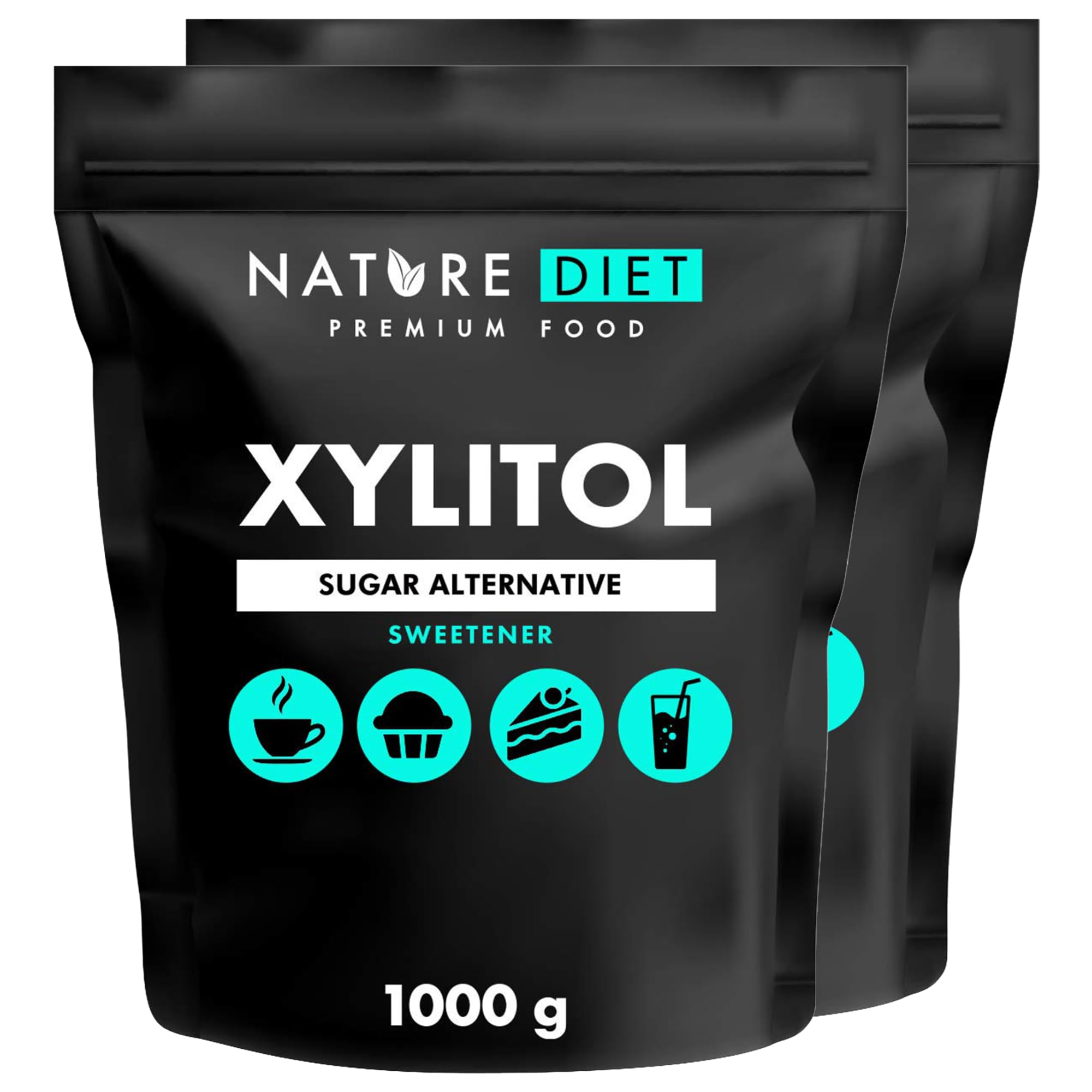 Nature Diet Xylitol – 100% Natural Plant-Based Sugar Substitute, 2kg